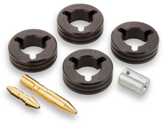 Profax Drive Roll Kit .035 V Knurled Miller 4-Roll Kit