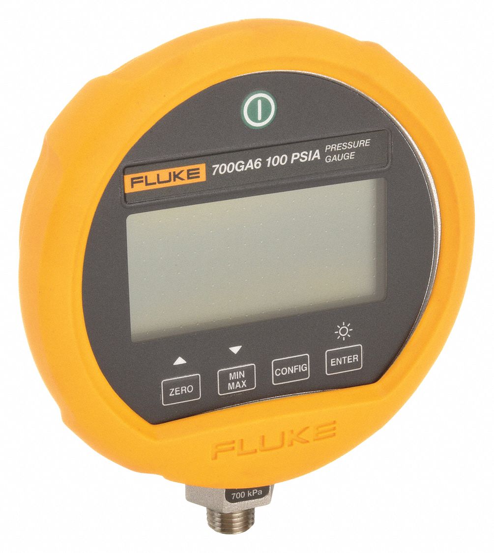 Fluke Digital Pressure Gauge - Calibrator Pressure Gauge (0 to 300 psi) With Calibration Certificate - FE700GA27