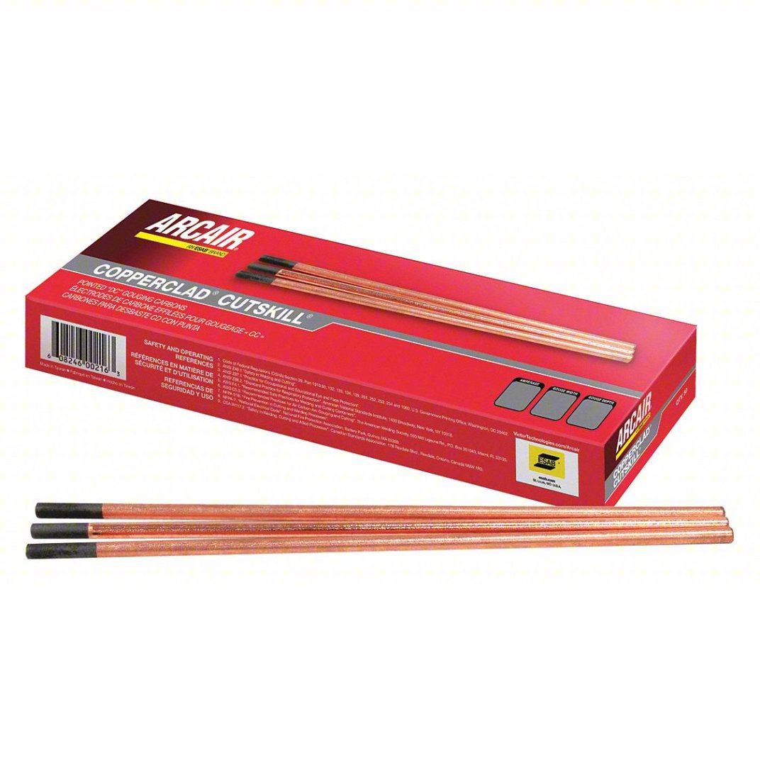 ARCAIR DC CC Carbon 1/4" X 12" 50/BX Cutskill