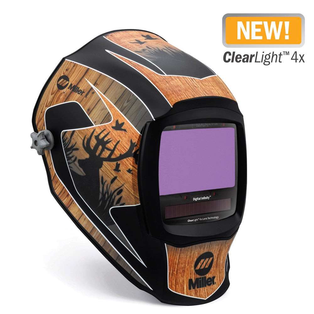 Miller Digital Infinity Auto Darkening Welding Helmet - ClearLight Lens 4x