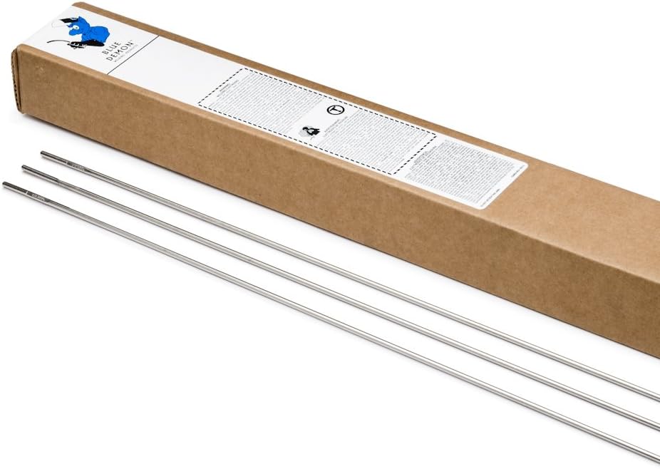 Blue Demon ER2209 1/8 X 36" Duplex Stainless TIG Welding Rod - 10lb Pack