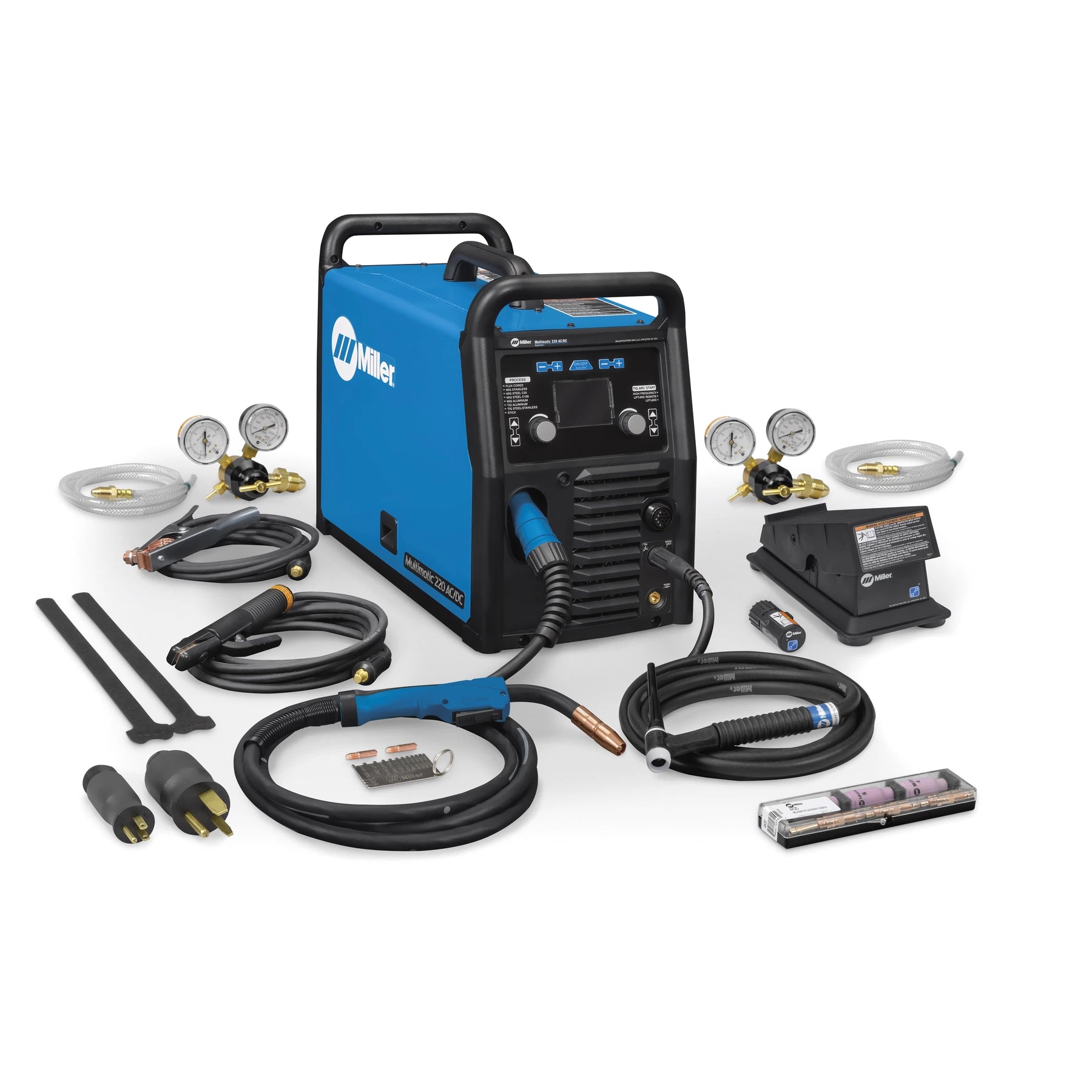 Miller Multimatic 220 AC/DC Multiprocess Welder w/ Wireless Foot Pedal - 907757002