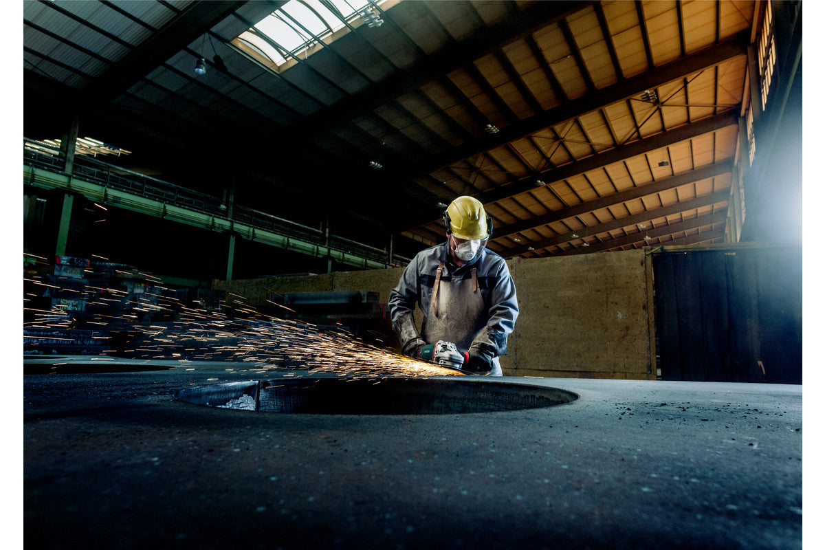 Metabo 7" Angle Grinder - 8,450 RPM - 15.0 AMP w/Brake, Non-Lock Paddle, Electronics WEPB 24-180 MVT - 606478420 Live View