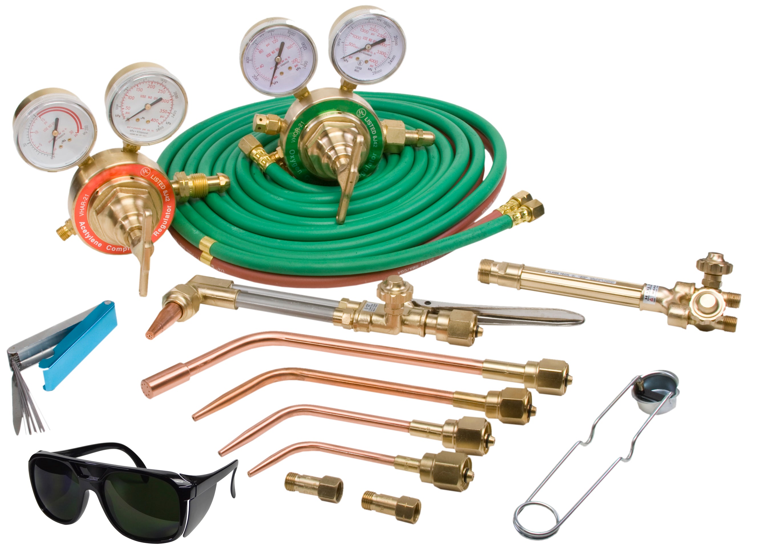 Flame Tech Complete Heavy Duty Cutting, Welding and Heating Outfit, V