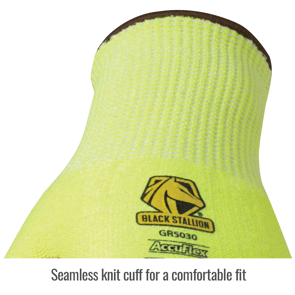 Black Stallion AccuFlex™ A6 Cut Resistant Coated Glove Close Up