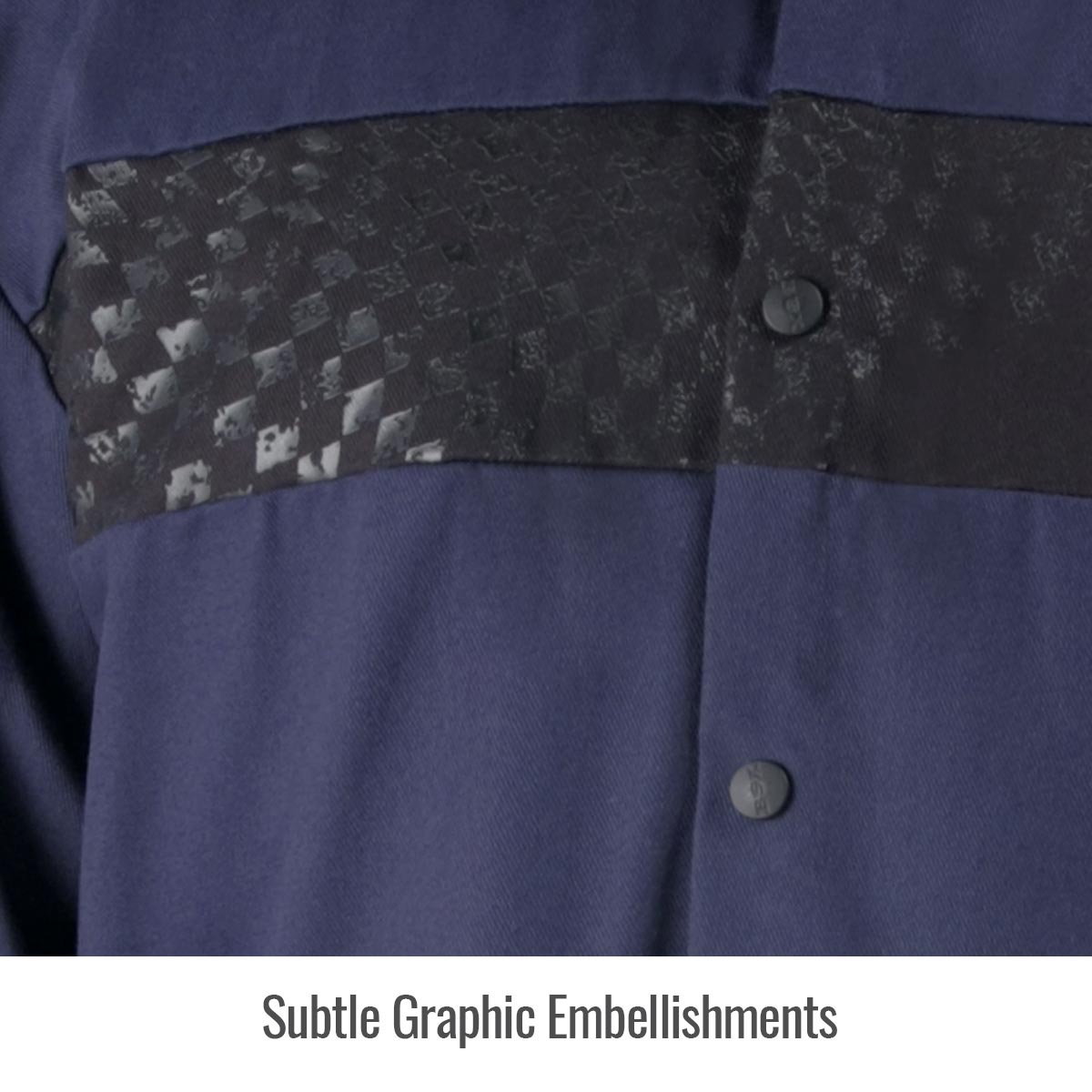 Black Stallion® BSX® Hooded FR Cotton Welding Jacket JF1633-NB Close up 3