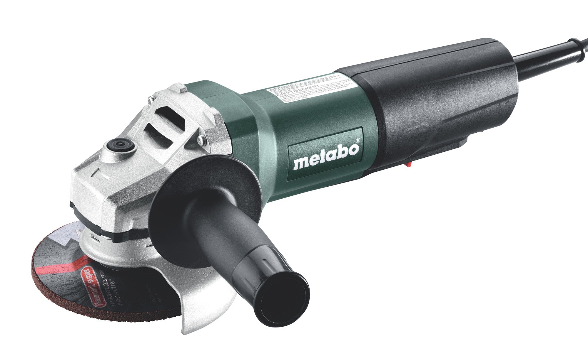 Metabo WP 11-125 Quick 4-1/2"-5" Corded Paddle Switch Angle Grinder - 603624420