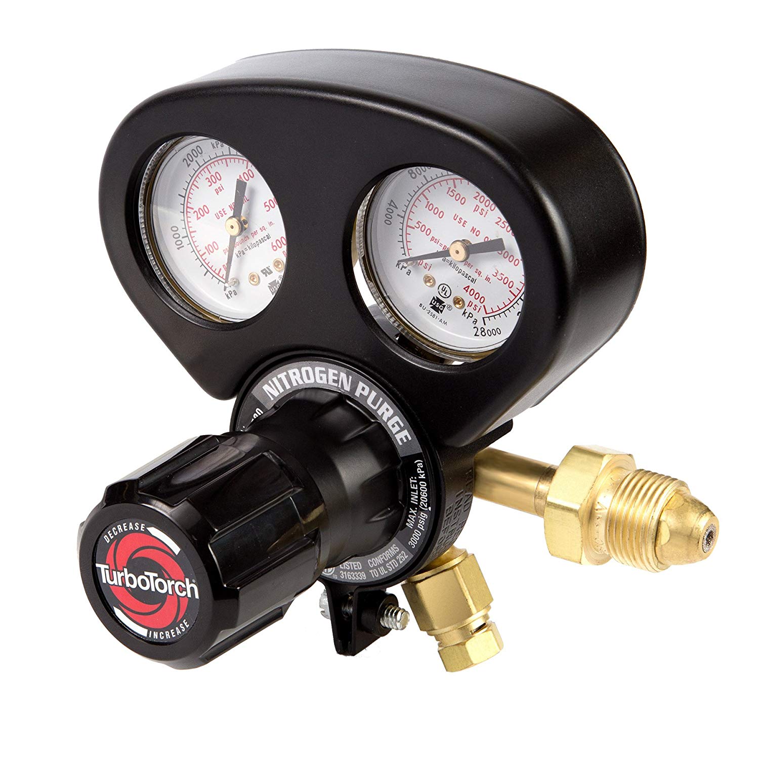 TurboTorch G-Series Nitrogen Purge Regulator - CGA 580 (GP250-500-580) 0386-0875