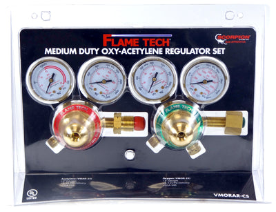 Flame Tech Medium Duty Oxygen & Acetylene Regulator 