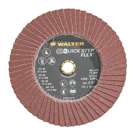 Walter QUICK-STEP™ FLEX Finishing Disc 4-1/2" GR: 80