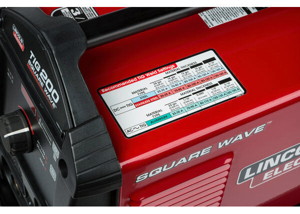 Lincoln Square Wave TIG 200 TIG/Stick Welder K5126-1