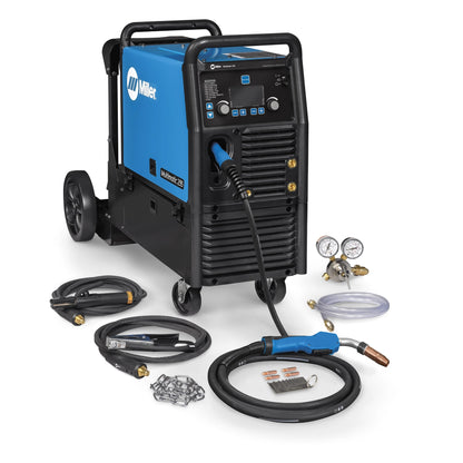 Miller Multimatic® 235 Multiprocess Welder w/ EZ-Latch™ Running Gear- 240V - 951846