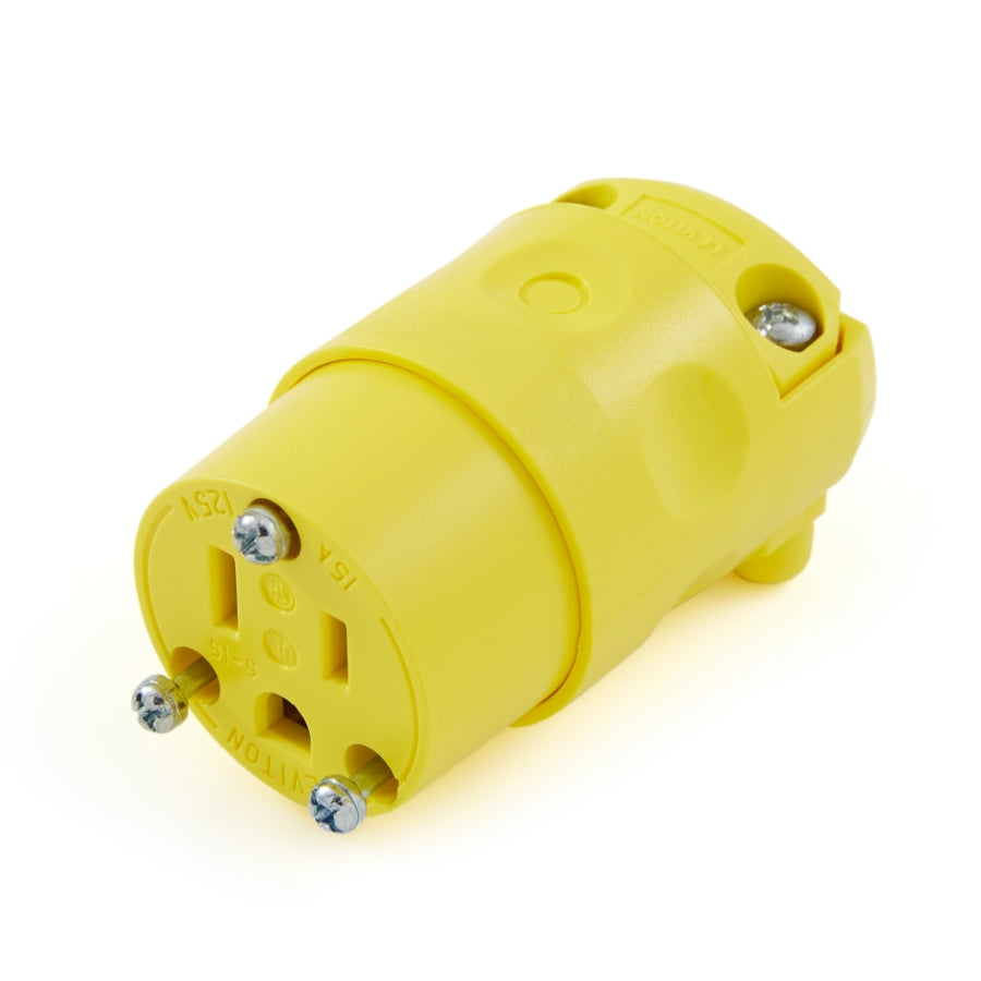 Leviton 3-Wire connector - Straight blade 15Amp 125Volt