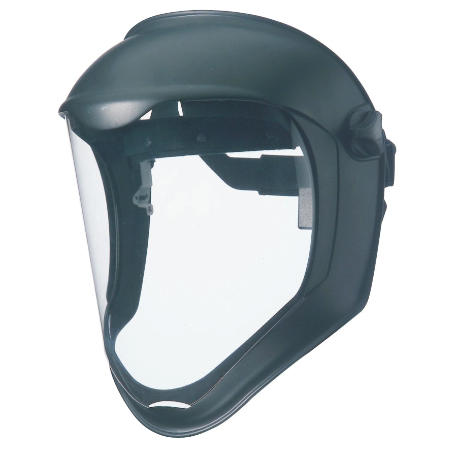 UVEX Bionic Uncoated Clear Polycarbonate Matte Black Visor