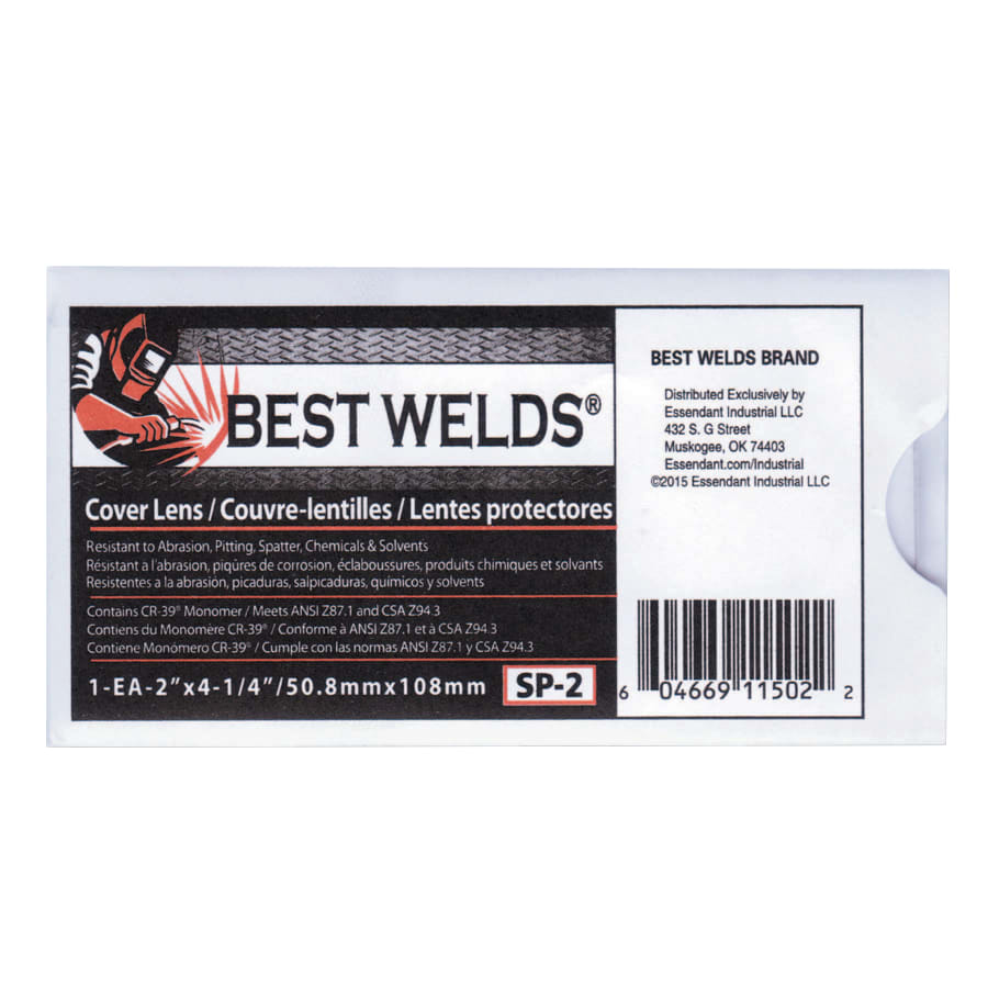Best Welds  2" X 4-1/4" Cover Lens