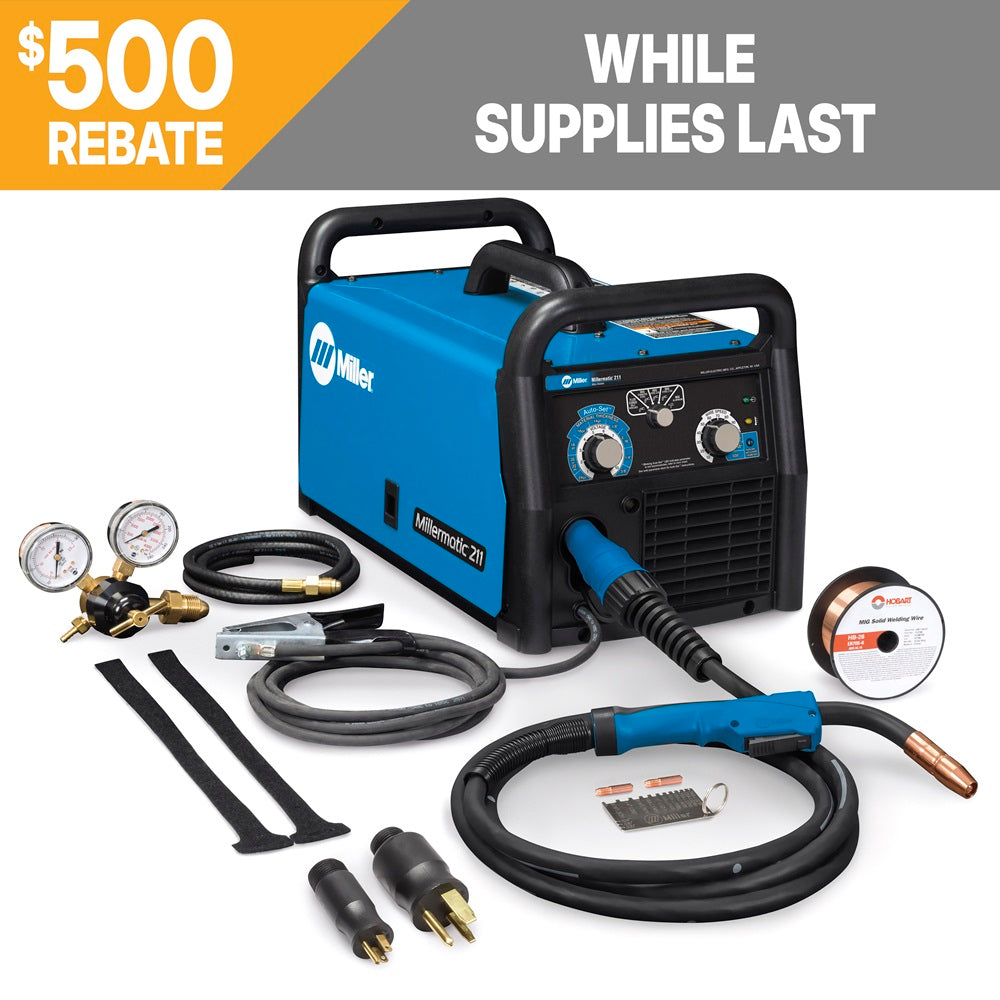 Miller Millermatic 211 w/ Advanced Auto-Set - 907614