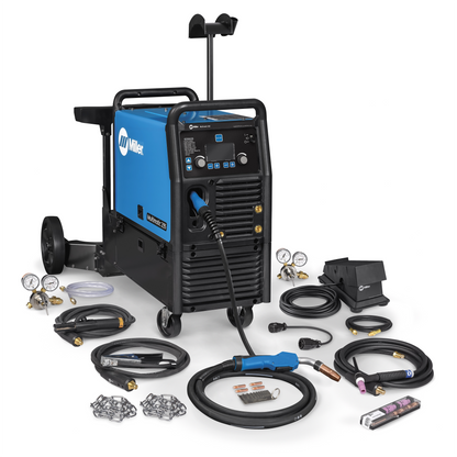 Miller Multimatic® 235 Multiprocess Welder w/ EZ-Latch™ Dual Cylinder Running Gear & TIG Kit - 240V - 951847