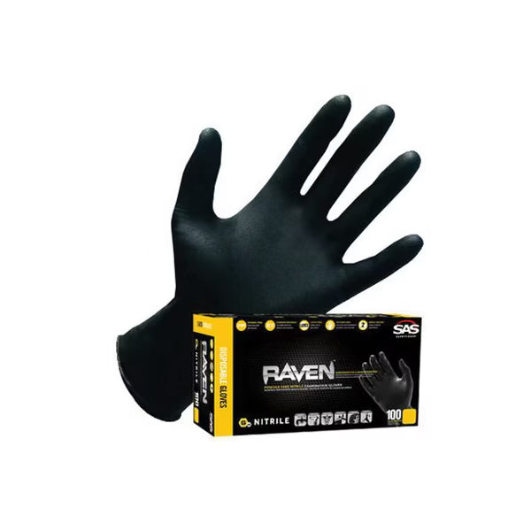 SAS Derma-Tuff Nitrile Gloves 100/pk