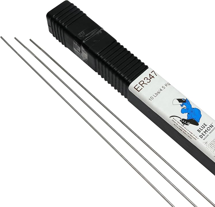 Blue Demon ER347 3/32" x 36" Stainless TIG Welding Rod - 10lb Pack