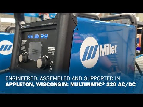 Miller Multimatic 220 AC/DC Multiprocess Welder w/ Wireless Foot Pedal - 907757002