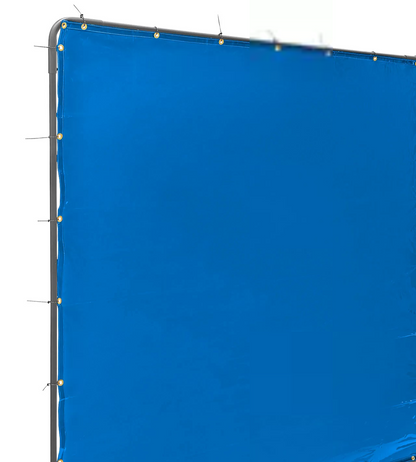 Tillman Welding Curtain 6'x8' Vinyl Screen - Blue