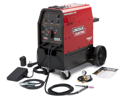 Lincoln Precision TIG 225 TIG/Stick Welder Ready-Pak w/Cart (208/230v)