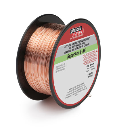 Lincoln SuperArc® L-56® .030 MIG Welding Wire - 2 lb Spool (ED030631)