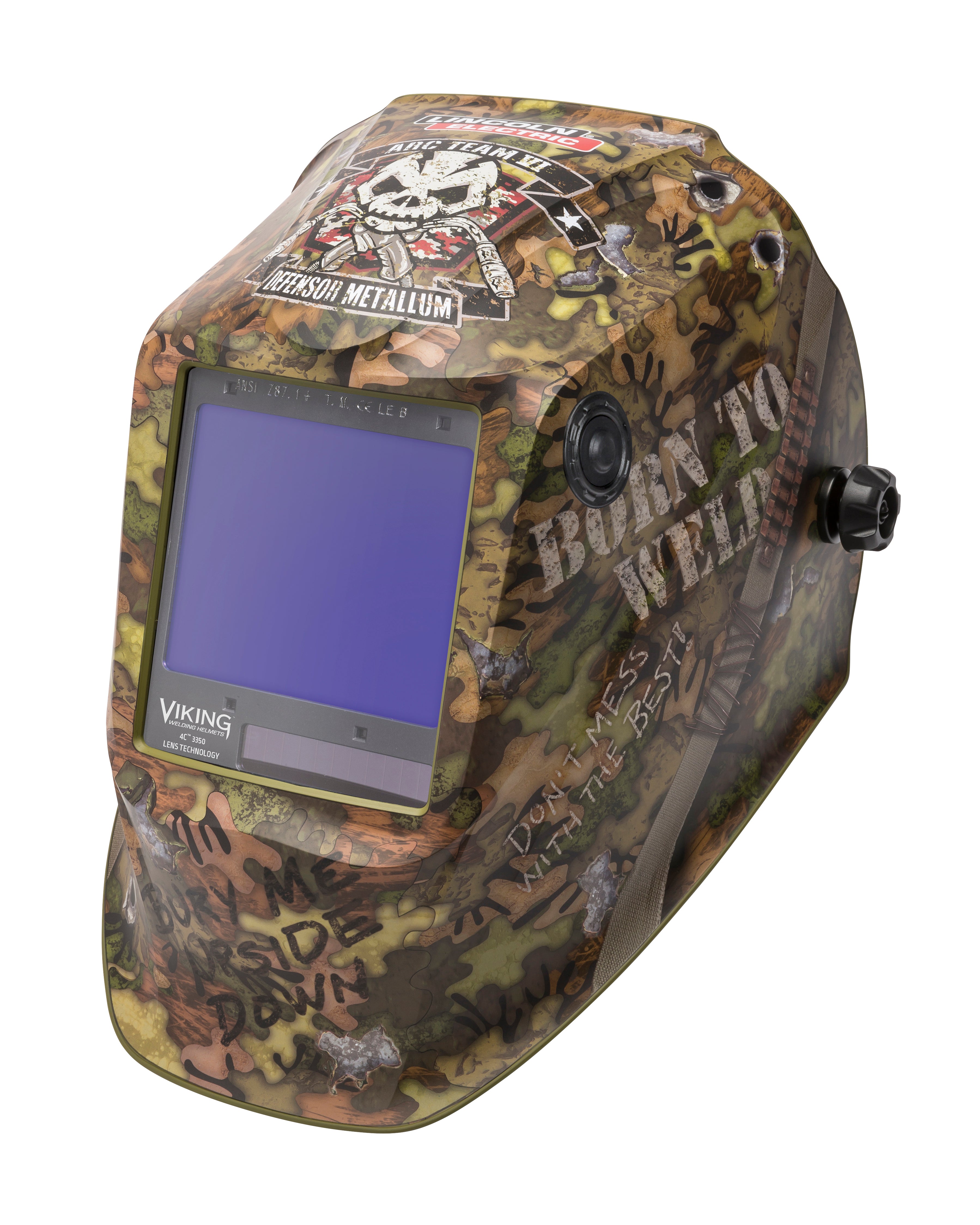 Lincoln Viking 3350 White Tail Camo Welding Helmet – K4412-4 – $75 Rebate