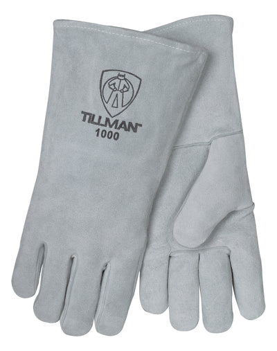 Tillman Split Cowhide 14" Welding Gloves - Pearl - 1000