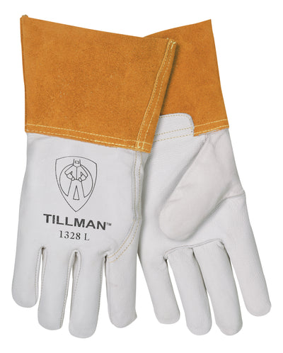 Tillman Top Grain Kidskin TIG Welding Gloves 4" Cuff - 1328