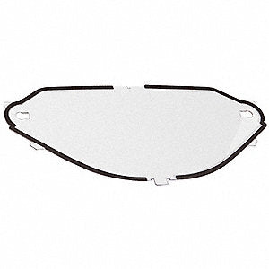 Miller 8" x 4 1/4" Clear Grinding Shield Len