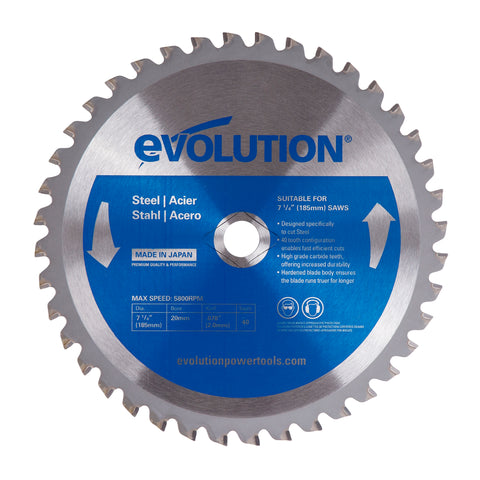 Evolution 7 1/4" Steel Cutting Blade