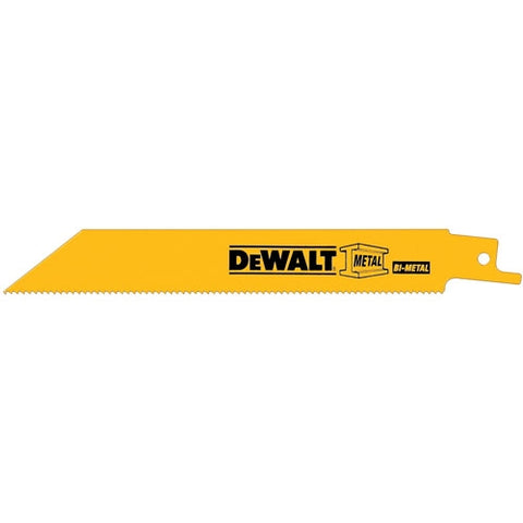 DEWALT 12" 10/14-TPI Straight Back Bi-Metal Reciprocating Blade
