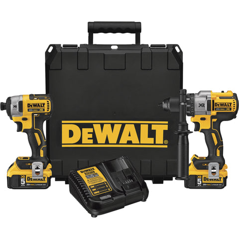 DEWALT Cordless Brushless Hammer Drill and Impact Driver