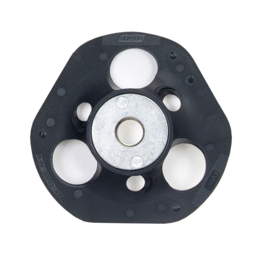 Norton Speed Change Backing Pad, 4 1/2", Type TS Attachment