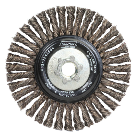 Norton BlueFire Heavy Duty Wire Wheel 4 1 2
