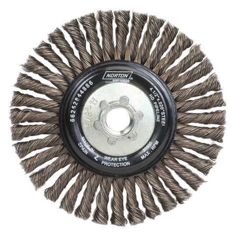 Norton BlueFire Heavy Duty Wire Wheel, 4 1/2"