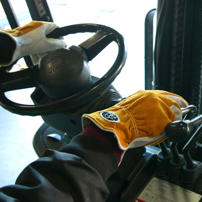 Black Stallion Versatile Grain Cowhide Palm Drivers Glove Live View 