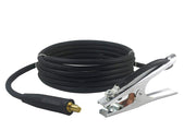 #2 Weld Cable w/ Clamp & DINSE Connectors - Choose Your Length