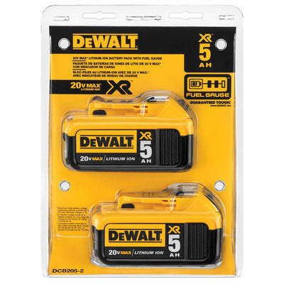 DEWALT MAX XR 5.0AH 20v Battery Pack
