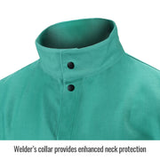 Black Stallion FR Green Welding Jacket 9 oz.