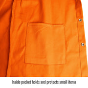 Black Stallion FR Orange Welding Jacket 9 oz.