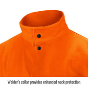 Black Stallion FR Orange Welding Jacket 9 oz.