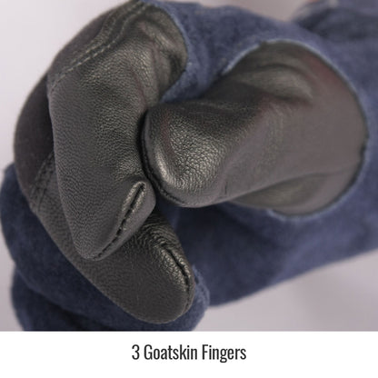 Black Stallion BSX® Grain Goatskin & FR Stretch Knit Cotton TIG Glove GT7120-NB Close Up