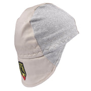 Black Stallion® FR Cotton Welding Cap with Hidden Bill Extension, Navy/Gray