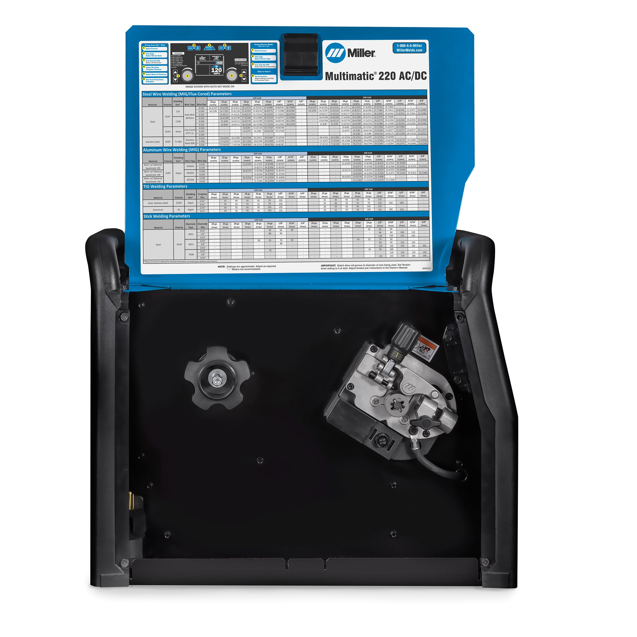 Miller Multimatic 220 AC/DC Multiprocess Welder – Welding Store