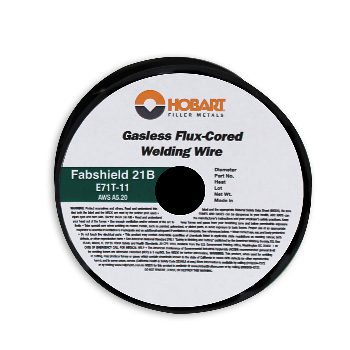Hobart Fabshield® 21B E71T-11 .030" 