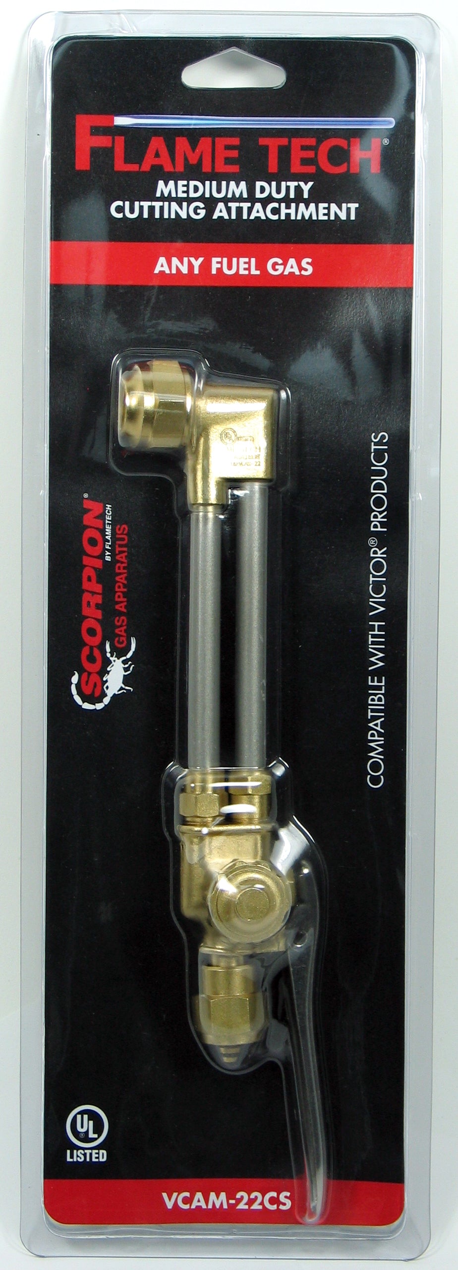 Flame Tech Medium Duty Cutting Attachment, V Style (VCAM-22) Front Vierw