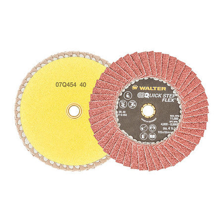 Walter QUICK-STEP™ FLEX Finishing Disc 4-1/2" GR: 40