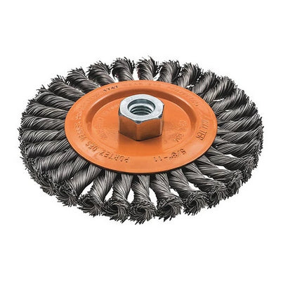 Walter Wide Wheel Brush Knot-Twisted Wire -Choose Your Size